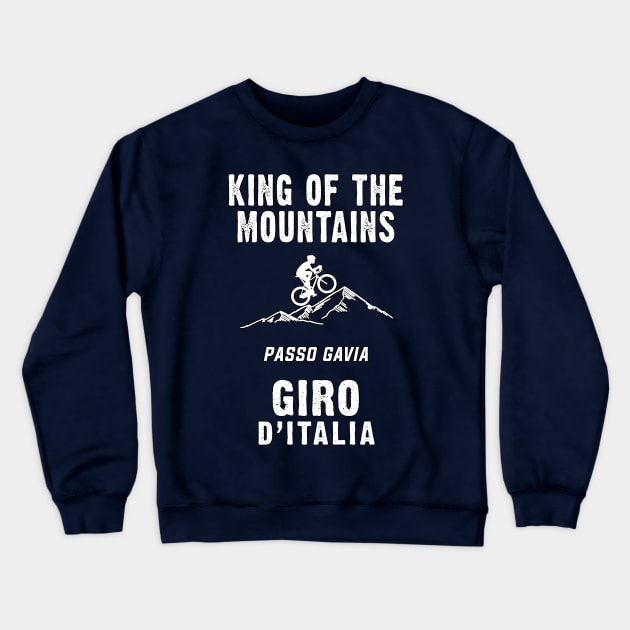 PASSO GAVIA King of the mountains Giro d`Italia For The Cycling Fans Crewneck Sweatshirt by Naumovski